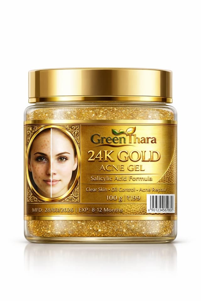 24K Gold Acne Gel